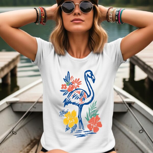 Sunset Flamingo