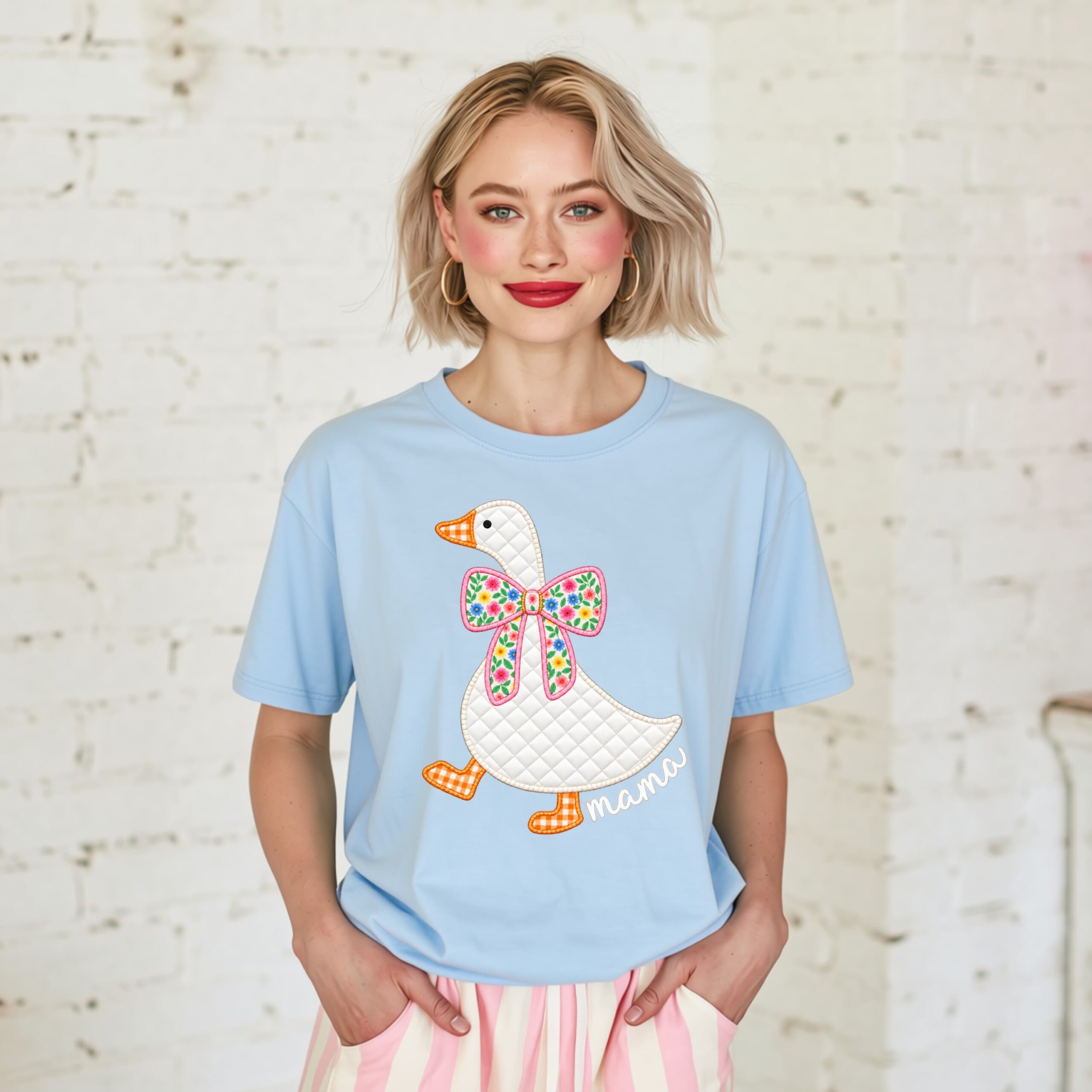 Goose With Bows