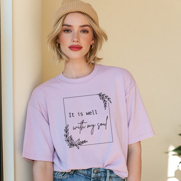 It Is Well Floral Tee
