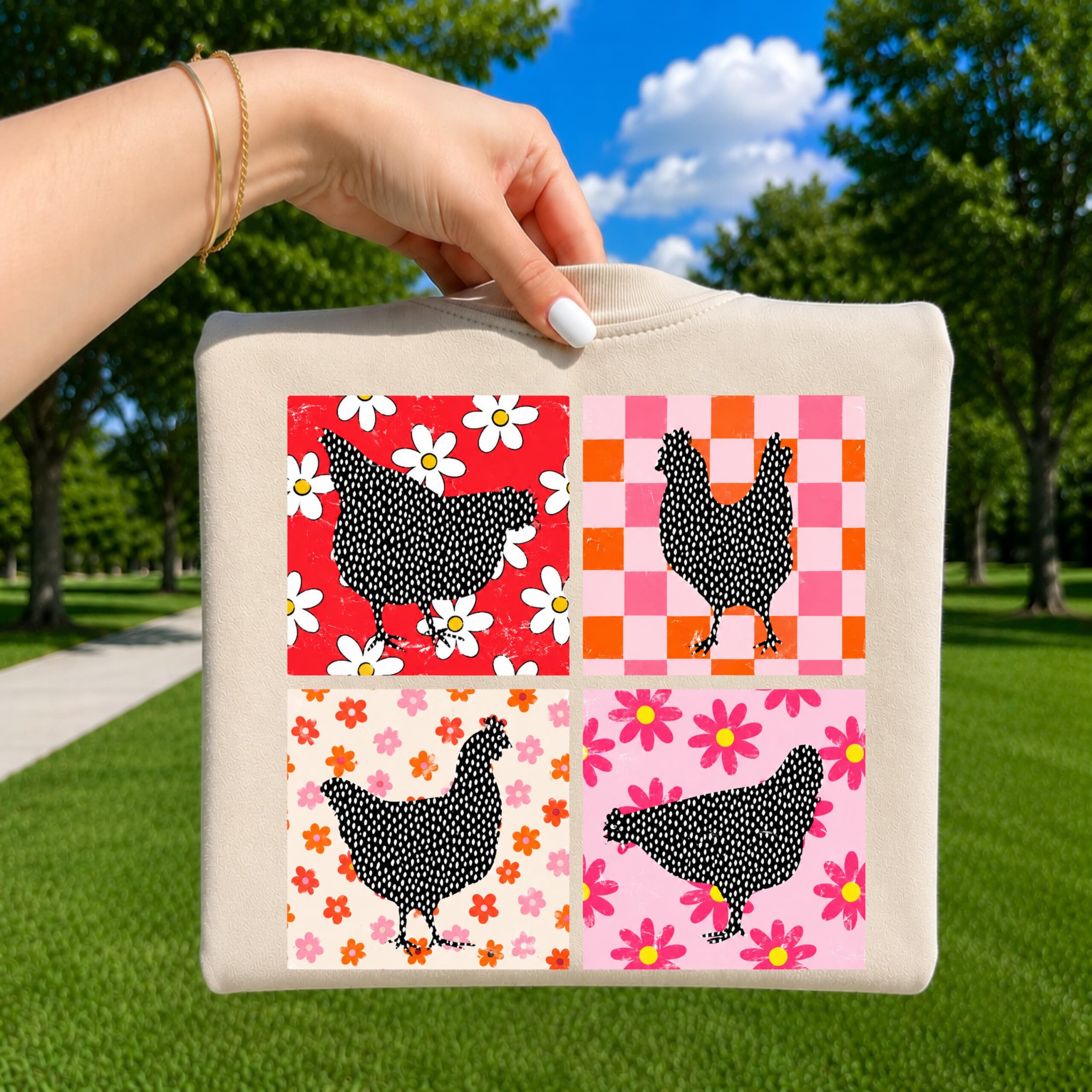 Patchwork Hens